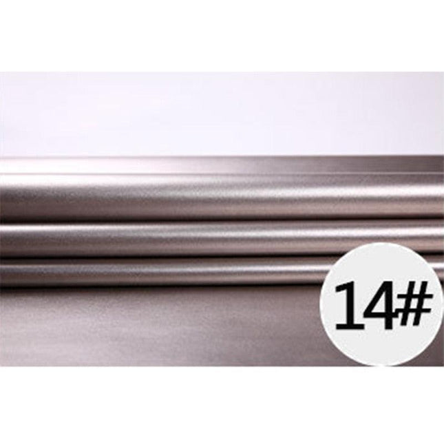 Luxurious Pearlescent Black/Gray Faux Leather - Premium Material for Creative Crafting