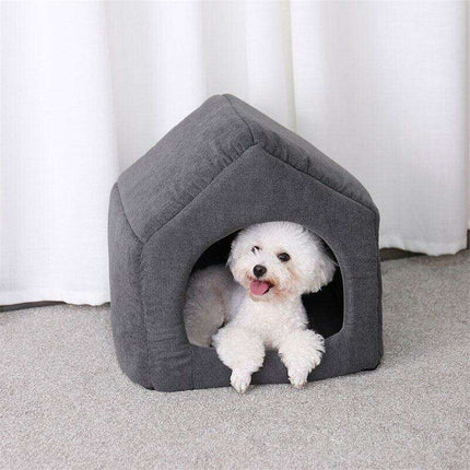 Luxurious 2-in-1 Cozy Pet Retreat for Comfort and Style
