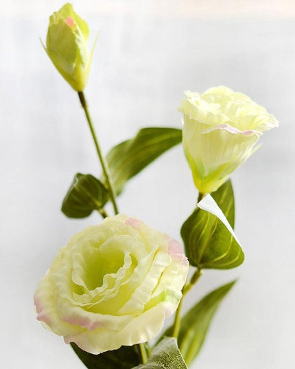 Deluxe 70cm Trigeminal Eustoma Silk Flower Bouquet - Lifelike Elegance