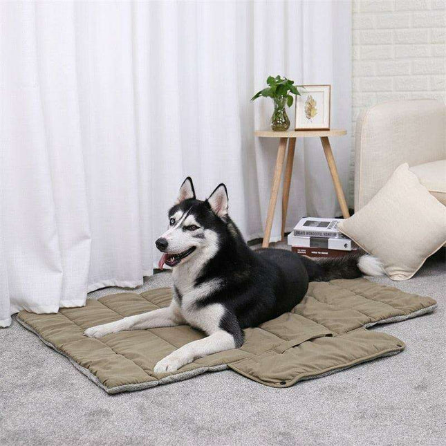 Premium Travel-Ready Pet Bed: Dual-Sided Comfort for Dogs and Cats