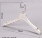 Luxurious Solid Wood Hangers with Pant Clip - Set of 10