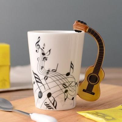 Guitar Harmony Mug - Sip Your Favorite Tunes ☕️🎶
