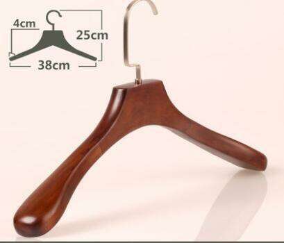 Luxury Wooden Hanger Set - 10 Piece Collection for a Chic Closet Upgrade