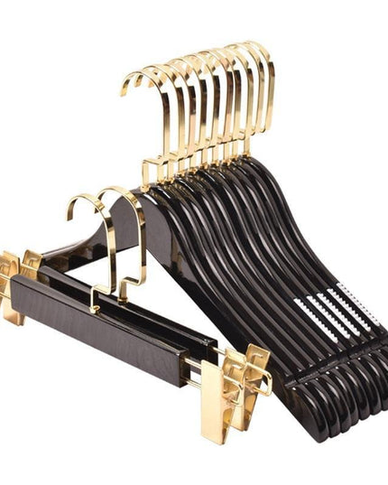 Personalized Premium Wooden Hangers - Set of 10