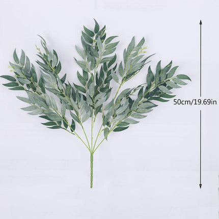 Elegant Faux Willow Branch Arrangement - Lush Green Home and Event Decor