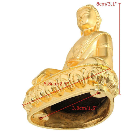 Radiant Shakyamuni Buddha Sculpture - Masterful Tibetan Craftsmanship for Inner Peace