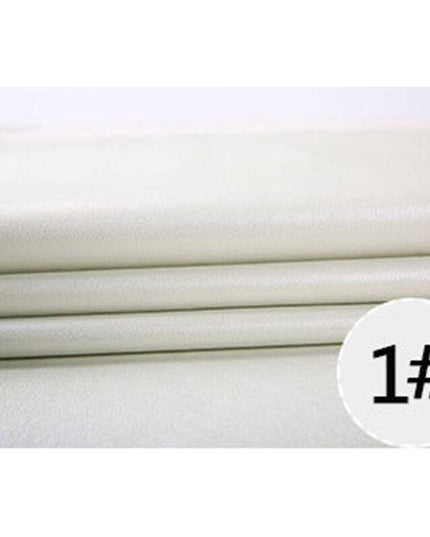 Luxurious Pearlescent Black/Gray Faux Leather - Premium Material for Creative Crafting