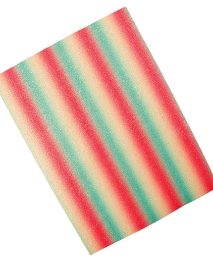 Iridescent Rainbow Glitter Faux Leather Sheets for Elegant DIY Masterpieces