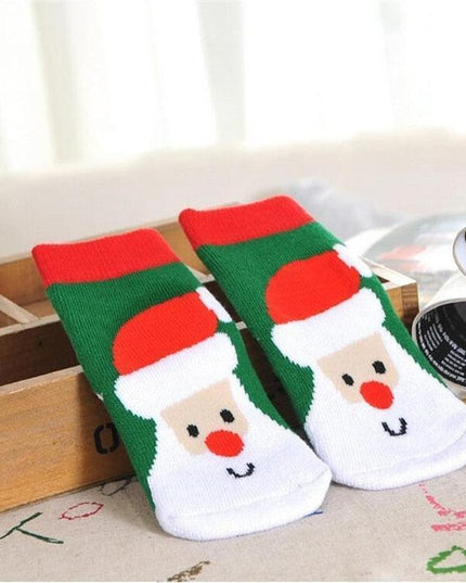 Festive & Snug: Holiday Cotton Socks for Babies
