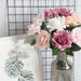 Elegant Silk Rose Collection - Set of 5, 12cm Decorative Blooms