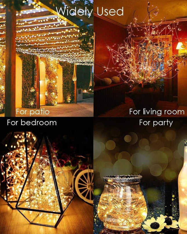 Solar-Powered Enchanted Fairy Lights - Transform Your Outdoor Space into a Magical Retreat