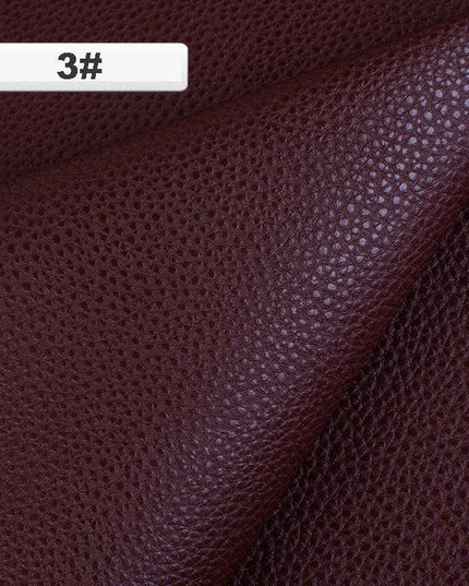 Luxurious Lychee Road Faux Leather Fabric - Premium DIY Sewing Material for Elegance and Style