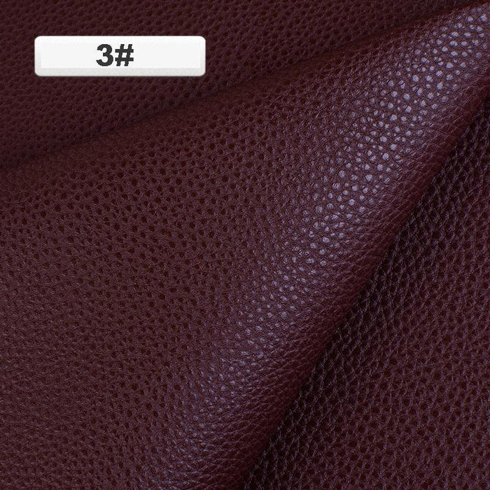 Luxurious 25cm*34cm Thickened Lychee Road Faux Leather Fabric