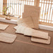Straw Serenity Meditation Cushion Set - Sustainable and Luxurious