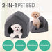 Ultimate Comfort 2-in-1 Dog Bed & House for Plush Pet Retreats
