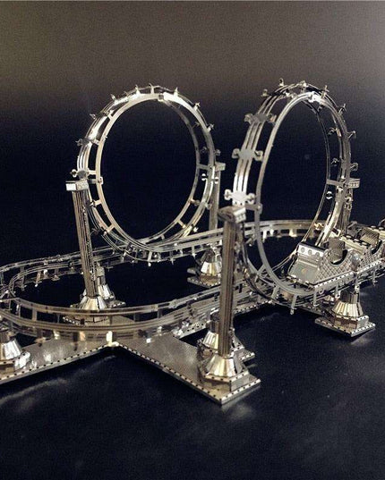 Build Your Own Exciting Roller Coaster Model Kit - Perfect for Thrill Seekers!