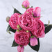 Elegant Pink Silk Peony Bouquet for Home & Wedding Decor
