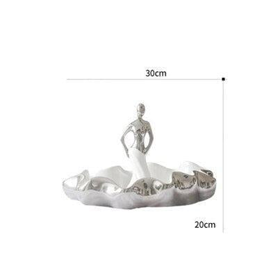 Luxurious Bone China Serving Tray - A Timeless Elegance for Dining and Decor