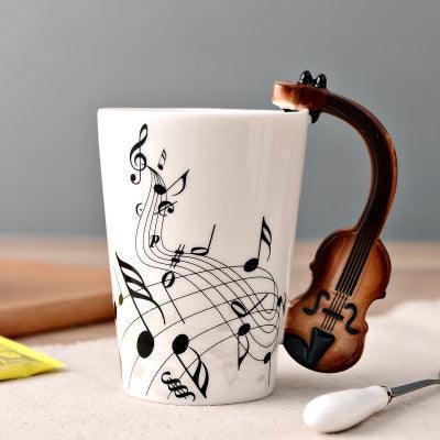Guitar Harmony Mug - Sip Your Favorite Tunes ☕️🎶