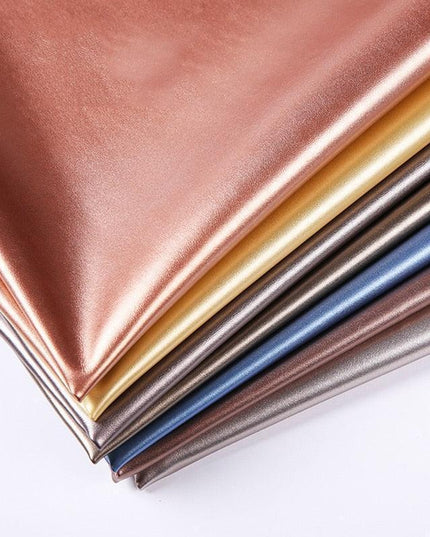 Luxurious Pearlescent Black/Gray Faux Leather - Premium Material for Creative Crafting