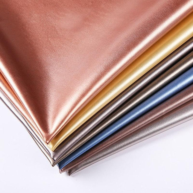 Luxurious Pearlescent Black/Gray Faux Leather - Premium Material for Creative Crafting