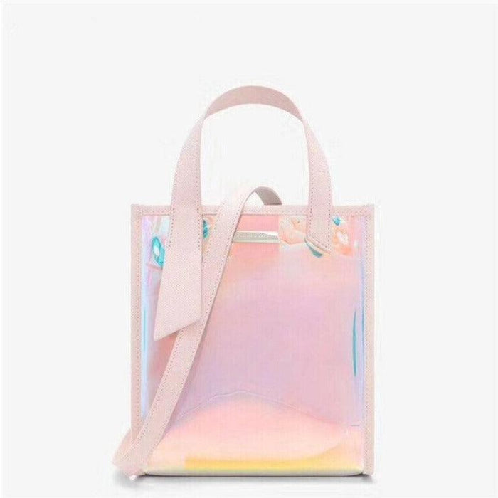 Reflective Candy Holographic Iridescent Faux Leather Fabric - Crafting Must-have