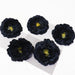 Exquisite Set of 15 Realistic Black Rose Tulip Latex Flowers with Elegant Flower Stamens