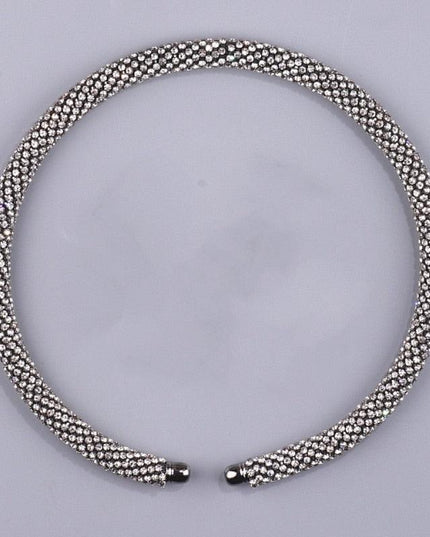 Luxurious Crystal Choker Necklace - Timeless Elegance for the Modern Woman