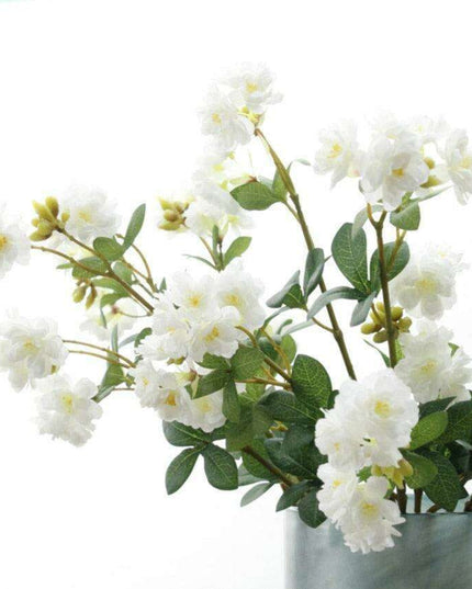Sakura Silk Blossom Branch - Elegant Artificial Floral Arrangement for Home & Events