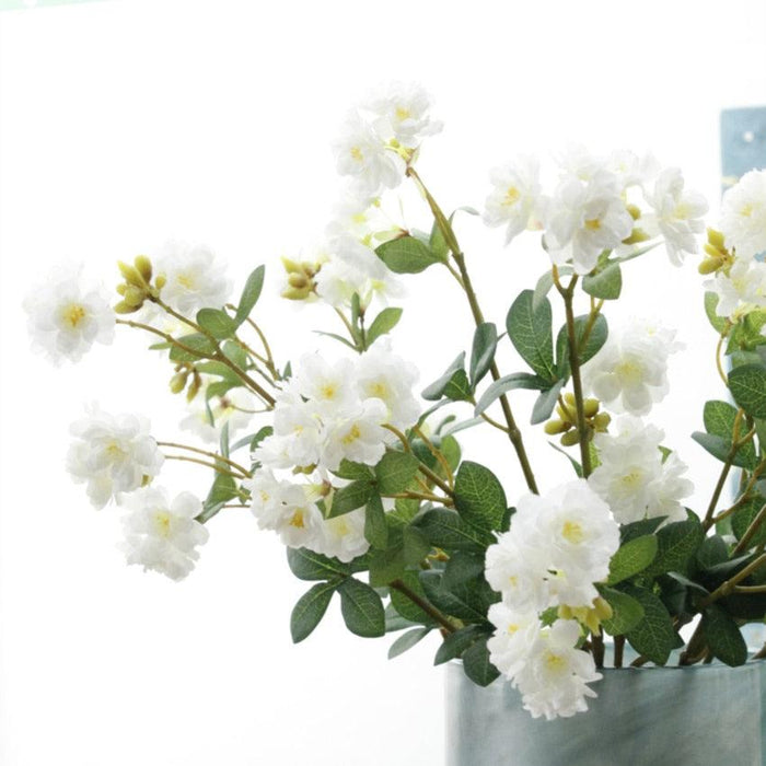 Sakura Cherry Blossom Silk Flower Branch - Elegant Home Decor & Event Accent