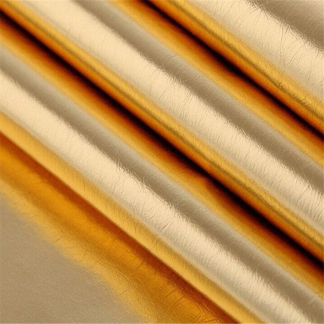 A4 Luxury PU Faux Leather Crafting Set - Black, Silver, and Gold Collection