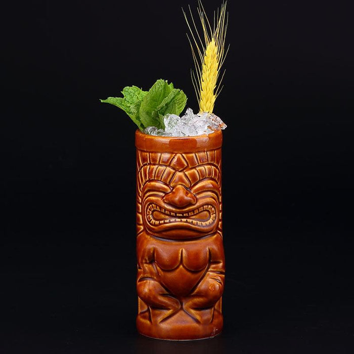 Enhance Your Drink Experience with the Ceramic Tiki Juice Mug