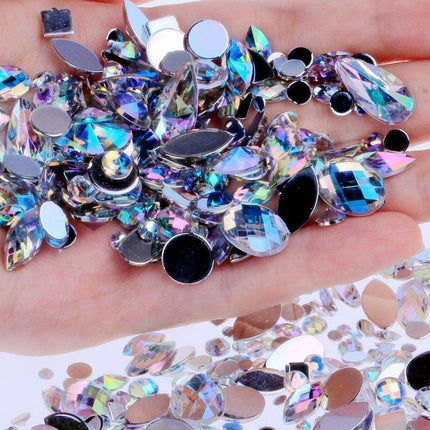 Glittering 300-Piece Rhinestone Gem Collection: Your Ultimate Crafting Companion