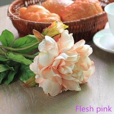 Elegance in Bloom: Autumn Peony Silk Bouquet for Fall Decor and Events