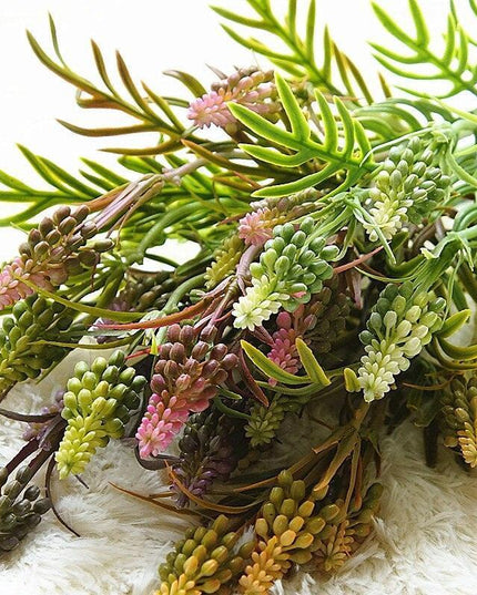 Lifelike 5-Pack Bean Nut Floral Stems - Perfect for Events and Home Styling