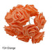 25-Piece Elegant Gray PE Foam Artificial Rose Flowers Bundle