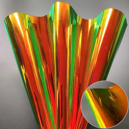 Reflective Holographic Iridescent Faux Leather - Essential Crafting Material