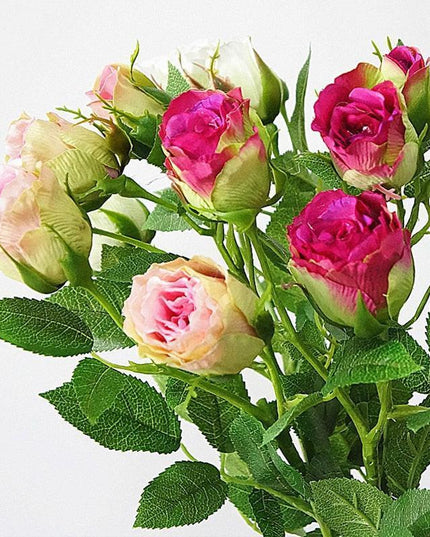 Elegant Silk Rose Arrangement: Exquisite Artificial Flowers for Timeless Decor