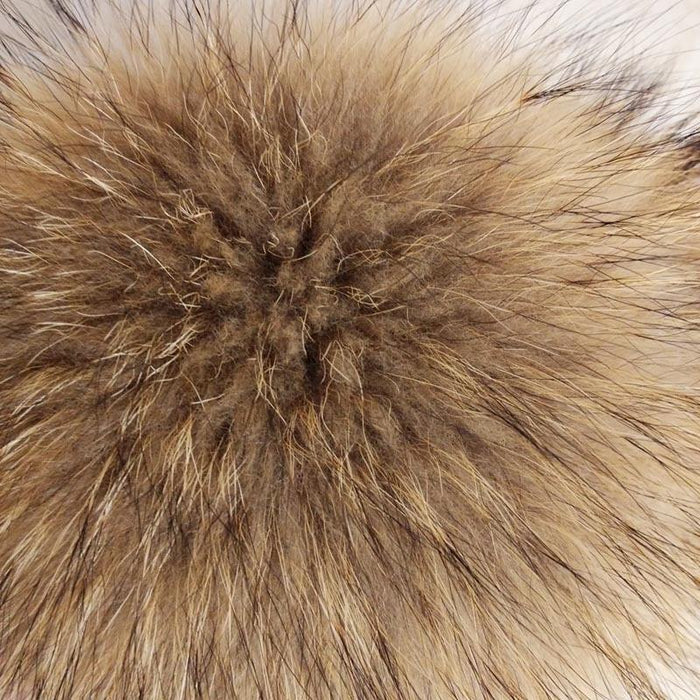 Oversized Raccoon Fur Earmuffs for Unmatched Warmth and Style