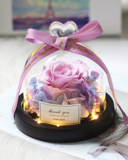 Eternal Romance Rose Glass Dome: A Timeless Symbol of Love and Grace