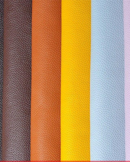 Litchi Faux Leather Craft Kit: Versatile Synthetic Fabric for Creative DIY Projects