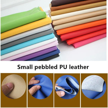 Elegant Litchi Textured PU Leather for Artisan Creations