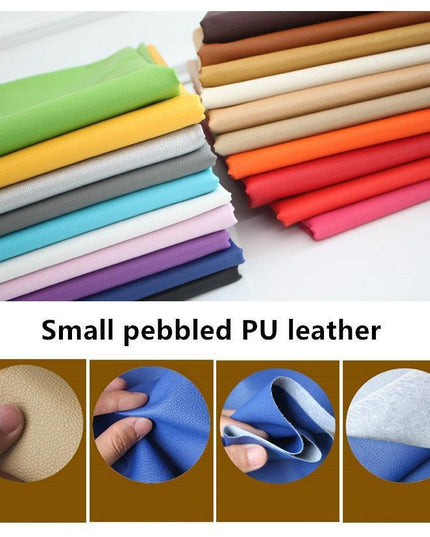 Elegant Litchi Textured PU Leather for Artisan Creations