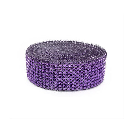 Radiant Rhinestone Mesh Ribbon for Luxurious Crafting Creations