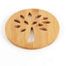 Bamboo Japanese Hot Pot Mat for Elegant Dining Table Protection