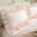 Princess Ruffle Duvet Cover Set for Girls - Luxury Embroidered Bedding