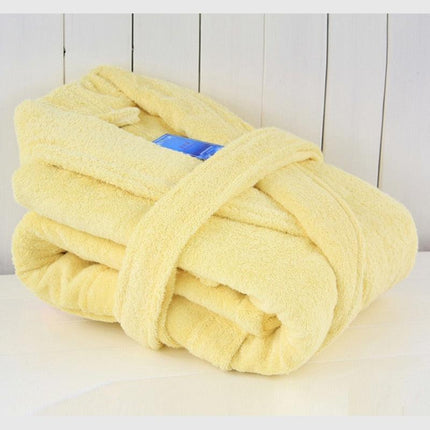 Luxurious Unisex Cotton Kimono Bathrobe - Ultimate Winter Warmth and Comfort