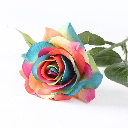 Elegant Artificial Latex Rose Bouquet - Premium Quality Silicone Flowers for Wedding, Home Decor, and Parties