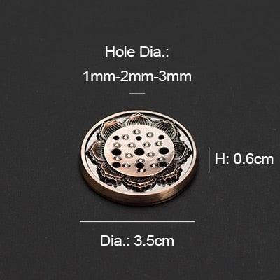 Serenity Zinc Alloy Incense Burner - Enhance Your Mindfulness Rituals