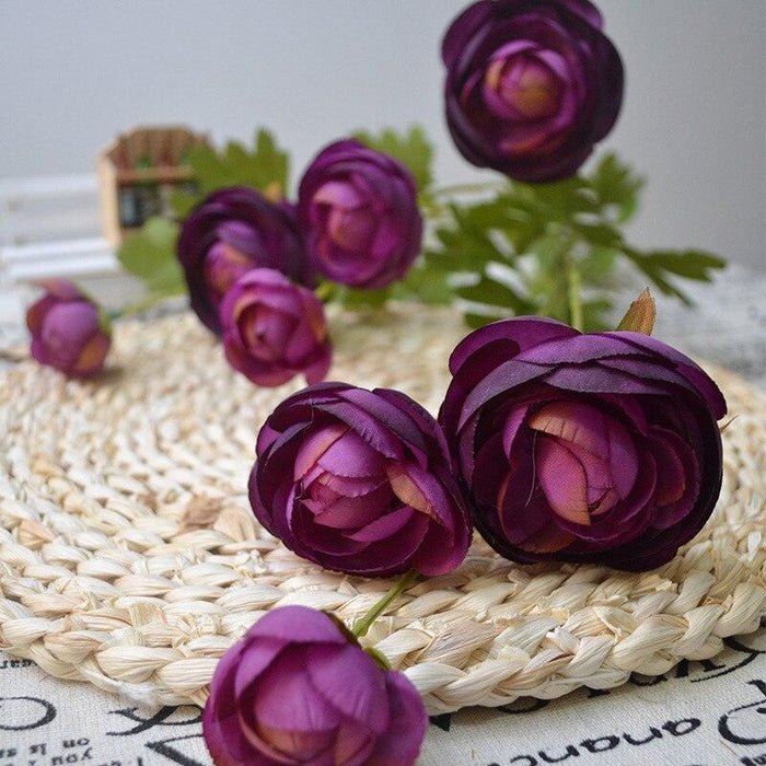 Elegant Peony Silk Flower Wreaths Bundle - Versatile Floral Décor Kit